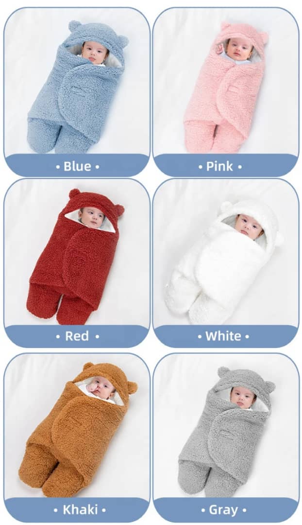 Couverture enveloppante en coton pour bébé - Douceur et chaleur assurées